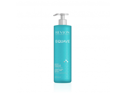 REVLON EQUAVE™ DETOX MICELLAR SHAMPOO valantis šampūnas visų tipų plaukams, 485 ml